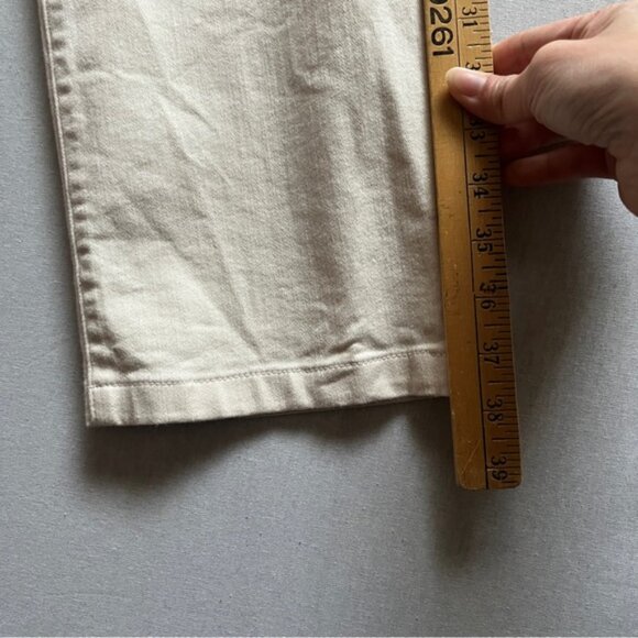 Ralph Lauren Jeans Co beige straight leg high rise denim Sz 12 - Picture 10 of 10